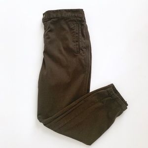 Lou & Grey Brushed Sateen Soft Olive Joggers